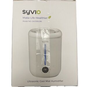 NEW Syvio Ultrasonic Smart Humidifier Diffuser Cool Mist Large Room 2.8L Timer